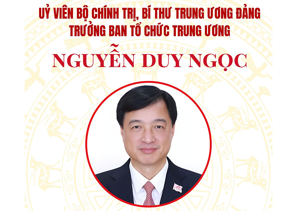 Bí thư Thành ủy Hà Nội Nguyễn Duy Ngọc làm Trưởng ban Tổ chức Trung ương